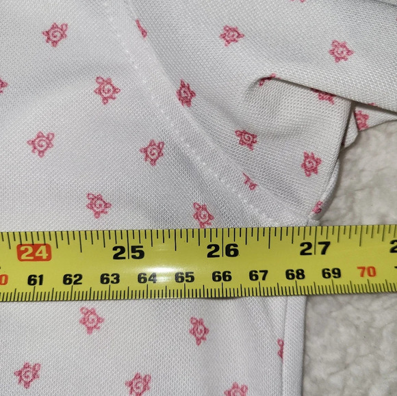 Turtleson Pink Turtles White Polo Size X Large‎ - Picture 8 of 8